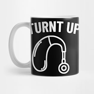 Turnt Up Hearing Impaired Deaf ASL Sign Language Deaf Pride Mug